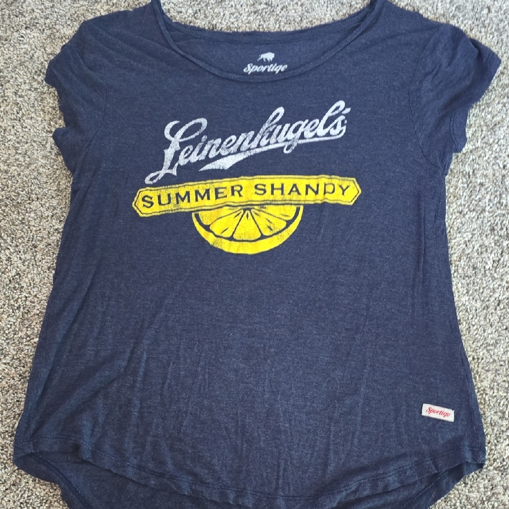 Leinenkugel's Summer Shandy Graphic Tee - Navy & Yellow